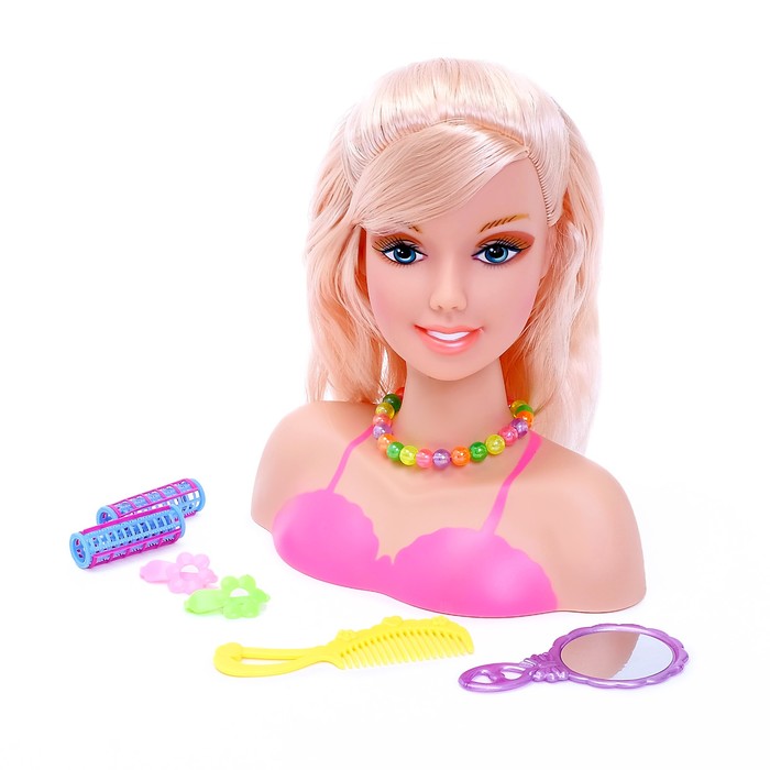 Кукла-манекен для создания причёсок «Стилист» с аксессуарами, МИКС