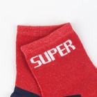 Носки детские, "Super" цвет красный, р-р 22-24 - Фото 2