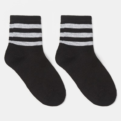 Носки детские, цвет чёрный, р-р 22-24