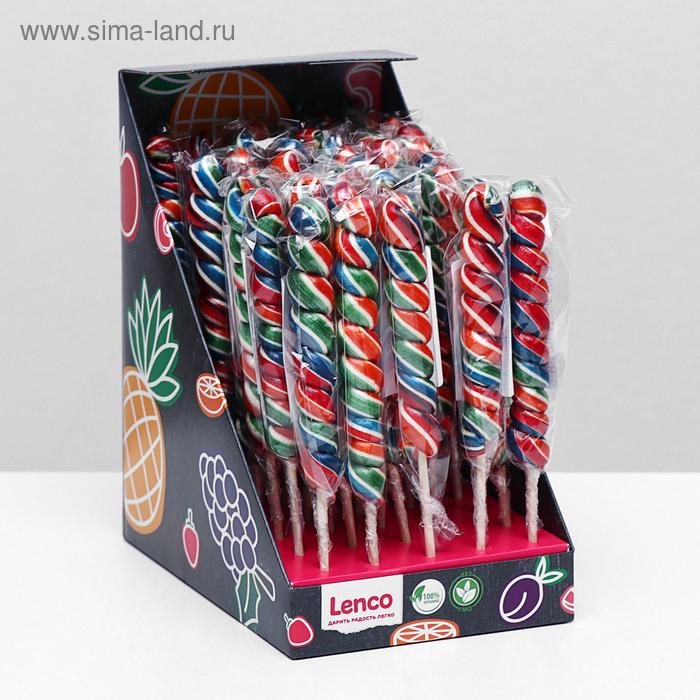 Карамель леденцовая Lenco, «Спираль», радужная со вкусом тутти-Фрутти ...