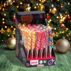 Карамель леденцовая новогодняя Lenco, «Спираль», со вкусом дыня, малина, бабл-гам, 15 г - Фото 1