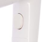 Фен Luazon LGE-006, 1600 Вт, настенный, 2 скорости, набор крепления, белый - Фото 4