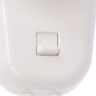 Фен Luazon LGE-006, 1600 Вт, настенный, 2 скорости, набор крепления, белый - Фото 6