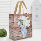 Сумки хозяйственная, отдел без молнии, цвет коричневый - Фото 1