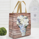 Сумки хозяйственная, отдел без молнии, цвет коричневый - Фото 2