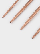 Набор столовых приборов из нержавеющей стали Magistro «Оску базис», 4 предмета, цвет бронзовый - Фото 3