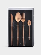 Набор столовых приборов из нержавеющей стали Magistro «Оску базис», 4 предмета, цвет бронзовый - Фото 6