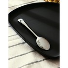 Ложка десертная из нержавеющей стали Доляна «Таун», длина 18.5 см, толщина 2 мм, цвет серебряный - Фото 2