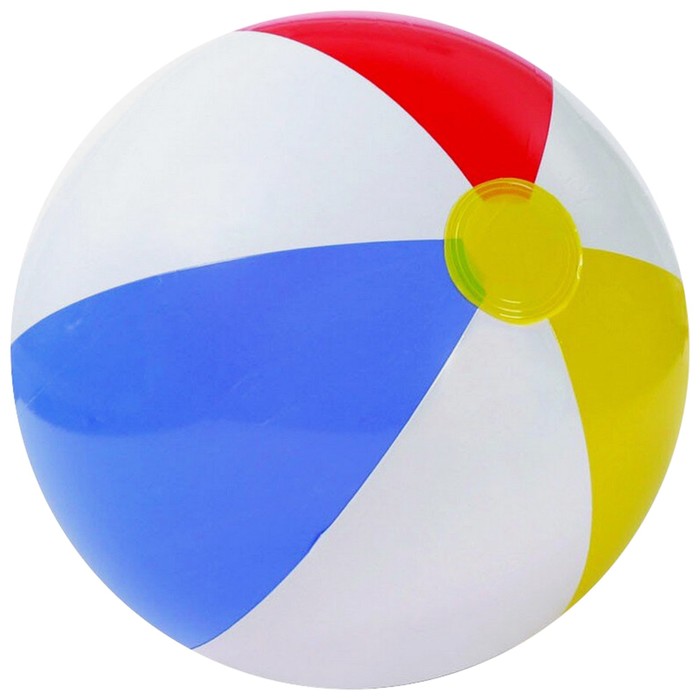 Мяч пляжный «Цветной», d=51 см, от 3 лет, 59020NP INTEX - Фото 1