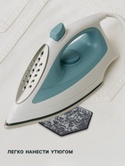 Термоаппликация «Карман», с пайетками, 11×10.5 см, цвет серебряный, чёрный - Фото 2