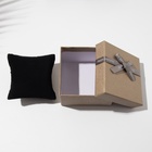 Коробочка подарочная под браслет/часы «Счастье», 9×9 (размер полезной части 8.5×8.5 см), МИКС, вставка чёрная - Фото 4