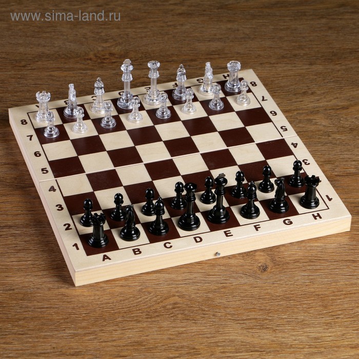 Шахматные фигуры, король h-5.8 см, пешка h-2.8 см - Фото 1