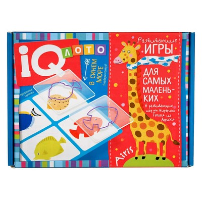 Лото пластиковое «В синем море. Подбери контур» Куликова Е.Н.