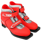 Ботинки лыжные TREK Laser NN75 ИК, цвет красный, лого серебро, размер 35 - Фото 2