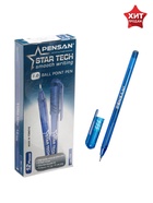 Ручка шариковая Pensan. Star Tech, синий стержень, игольчатый узел 1 мм, на масляной основе - Фото 4