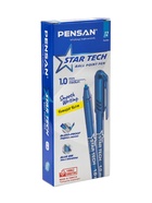 Ручка шариковая Pensan. Star Tech, синий стержень, игольчатый узел 1 мм, на масляной основе - Фото 10