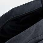Сумка хозяйственная на молнии, наружный карман, цвет серый - Фото 3