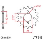 Звезда ведущая JT sprockets 513.16RB, цепь 530, 16 зубьев - Фото 2