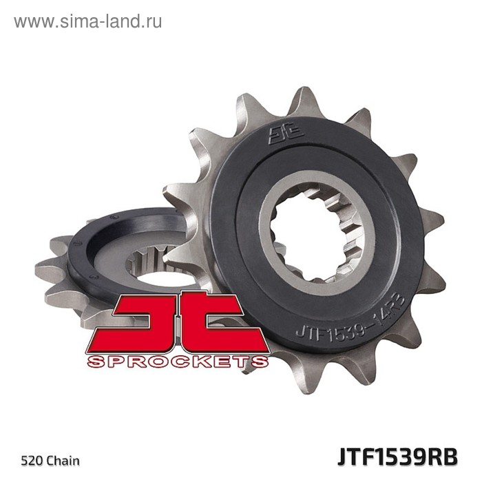 Звезда ведущая JT sprockets 1539.14RB, цепь 520, 14 зубьев - Фото 1