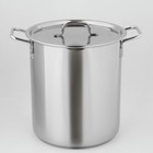 Кастрюля Катунь «Общепит», 20 л, d=30 см, h=33 см, капсульное дно, индукция, нержавеющая сталь - Фото 2