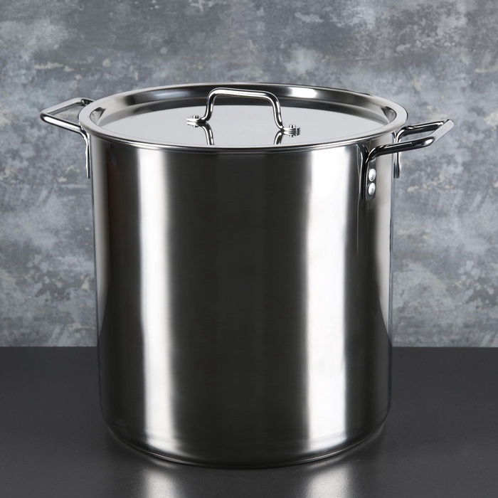 Котёл Катунь «Общепит», 30 л, d=35 см, h=35.5 см, капсульное дно, индукция, нержавеющая сталь 4524537