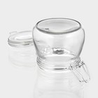 Банка для сыпучих продуктов «Оптима», 100 мл, 9×7.2×7.5 см, с бугельным замком, стекло, прозрачная - Фото 5