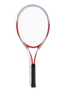 Ракетка для большого тенниса тренировочная, алюминий, в чехле, красная - Фото 1