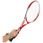 Ракетка для большого тенниса тренировочная, алюминий, в чехле, цвет красный - Фото 2