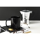 Кружка Доляна «Классика», 390 мл, керамика, чёрная - Фото 8