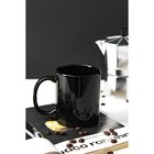 Кружка Доляна «Классика», 390 мл, керамика, чёрная - Фото 9