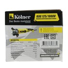 Угловая шлифмашина Kolner KAG 125/1000 V, 1000 Вт, d=125×22.2 мм, регулировка числа оборотов - Фото 9