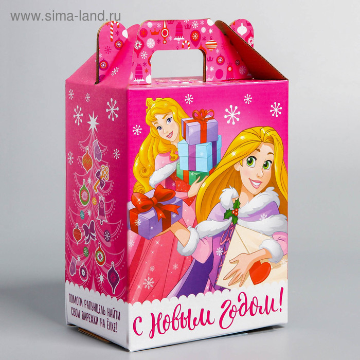 Подарочная коробка «С Новым Годом!», Принцессы, 16 х 21 х 10 см - Фото 1