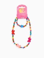 Набор детских украшений Выбражулька «Нежность бабочки», 2 предмета: бусы, браслет d=4.6 см разноцветный - Фото 4