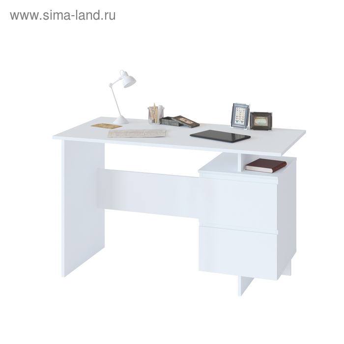 Стол письменный «СПм-19», 1200 × 600 × 744 мм, цвет белый - Фото 1