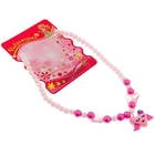 Кулон детский "Выбражулька" сердце с крыльями, цвет розовый - Фото 3