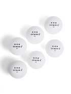 Мяч для настольного тенниса BOSHIKA 3***, PP, цвет белый 134102