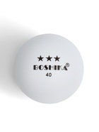 Мяч для настольного тенниса BOSHIKA 3***, PP, цвет белый 134102