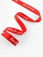 Лента атласная «Just for you», 25 мм, 23±1 м, красная №026 - Фото 3