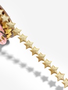 Лента декоративная фигурная «Звёзды», 15 мм, 9±0.5 м, цвет золотой - Фото 2