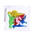 Набор ластиков фигурных 4 штуки «Динозавры» в пакете на зип-молнии (штрихкод на штуке) МИКС - Фото 5