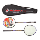 Ракетки для бадминтона BOSHIKA 208, набор 3 предмета: 2 металлические ракетки, чехол, цвет МИКС - Фото 2