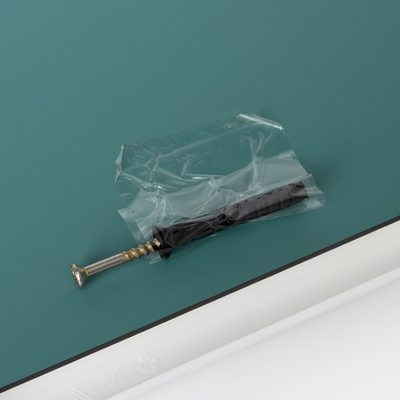 Зеркало в рамке для ванной комнаты, 49,5×39 см, пластик, белый