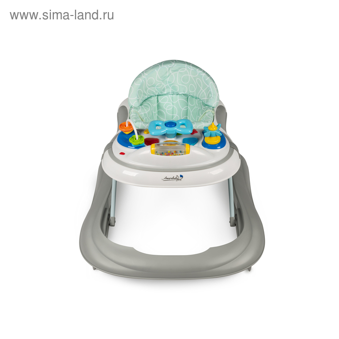 

Ходунки детские с электронной игровой панелью Amarobaby Strolling Baby, цвет серый