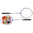 Ракетки для бадминтона BOSHIKA 108, набор 3 предмета: 2 металлические ракетки, чехол, цвет МИКС - Фото 5