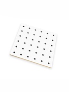 Настенная перфорированная панель ДСП односторонняя 60×0.6×180 см, шаг 2.5 см, белая - Фото 5