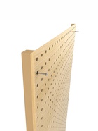 Настенная перфорированная панель ДСП односторонняя, 60×0.6×180 см, шаг 2.5 см, чёрная - Фото 4