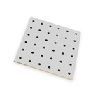 Настенная перфорированная панель ДСП односторонняя 60×0.6×180 см, шаг 2.5 см, серая - Фото 5