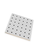 Настенная перфорированная панель ДСП односторонняя 60×0.6×180 см, шаг 2.5 см, серая - Фото 9