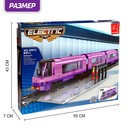 Конструктор «Ж.Д. Аэроэкспресс», ездит по рельсам, работает от батареек, 631 деталь - Фото 3