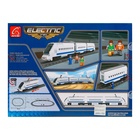 Конструктор «Ж.Д. Сапсан», ездит по рельсам, работает от батареек, 645 деталей - Фото 4